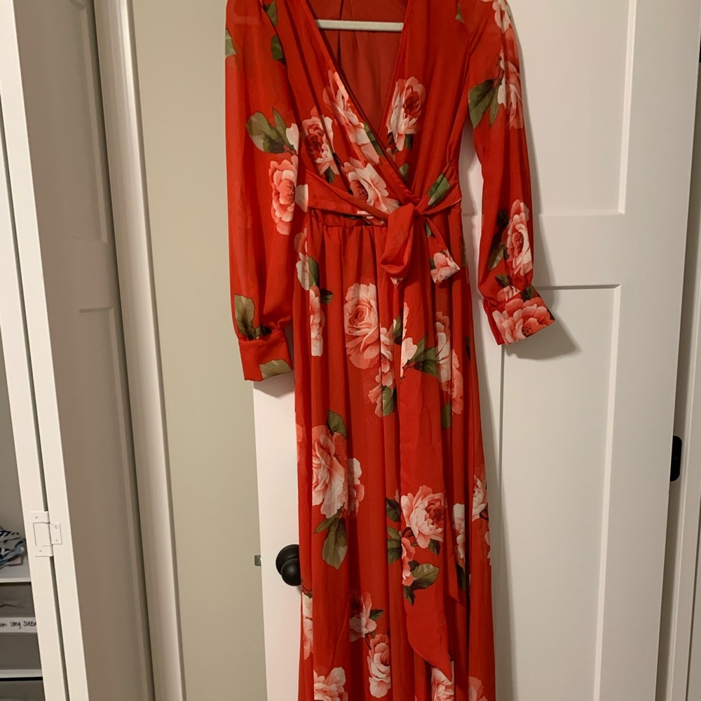Maxi floral dress